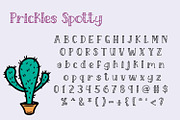 Spotty Prickles, a Serif Font by Kristy Hatswell (Thumbnail 2 of 6)