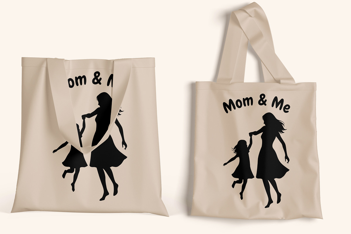 Mom and Me Mother's Day Shirt SVG, a Person Illustration by Ghagra (Photo 5 of 7)