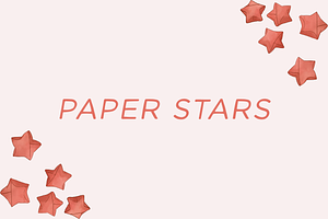 origami lucky paper stars