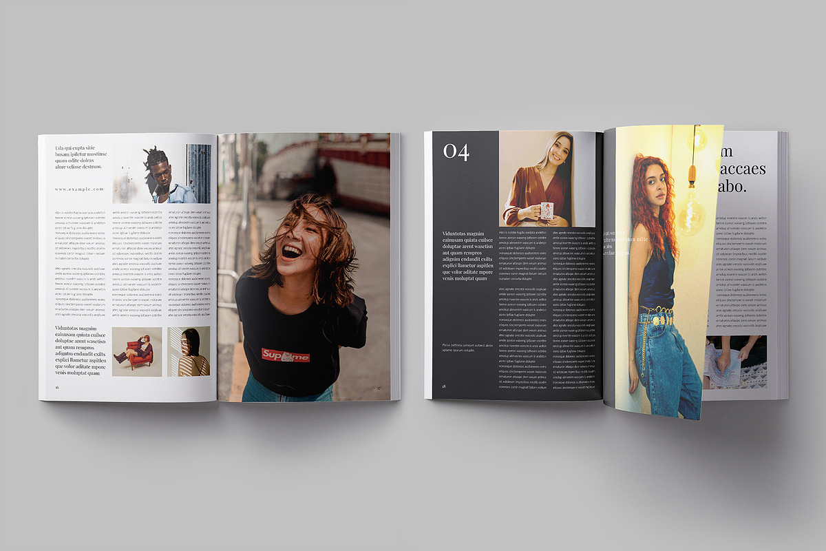 Lifestyle Magazine Template, a Magazine Template by ElvinPrint (Photo 7 of 9)