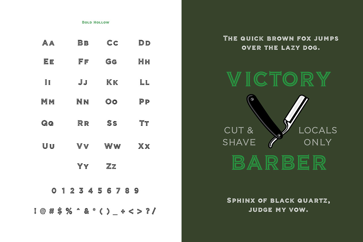 Veneer, a Serif Font by Loudoun Design Co. (Photo 11 of 11)