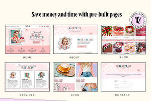 Pink Bakery Squarespace Website