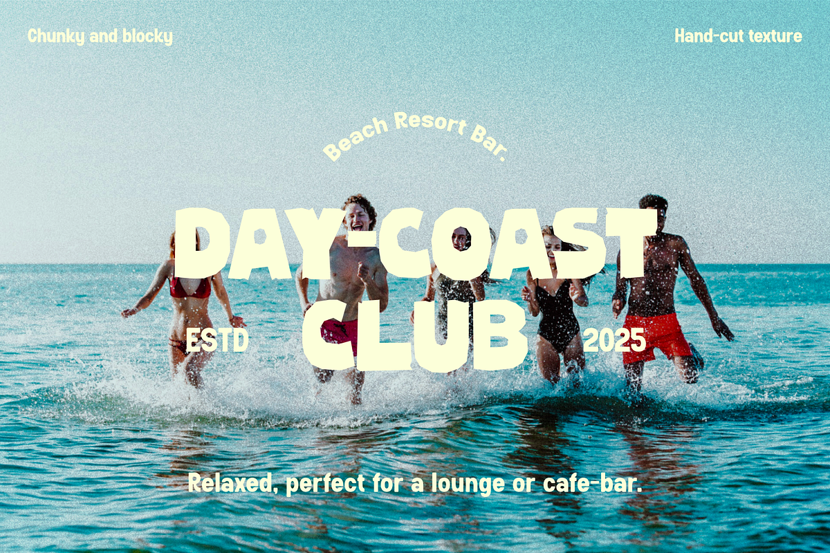 Day Coast - Display Grunge Font, a Font by Studio Moara (Photo 10 of 10)