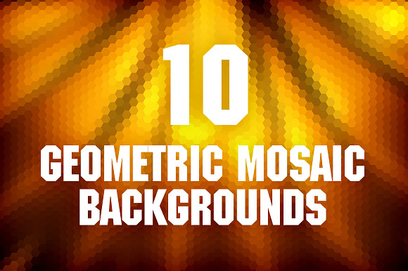 Geometric Mosaic Backgrounds Pack 1 preview 4