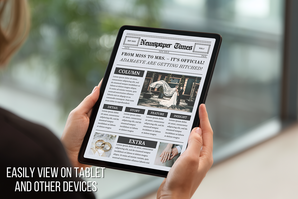 Front Page Newspaper Template, a Magazine Template by ZoloDesignHub (Photo 5 of 8)
