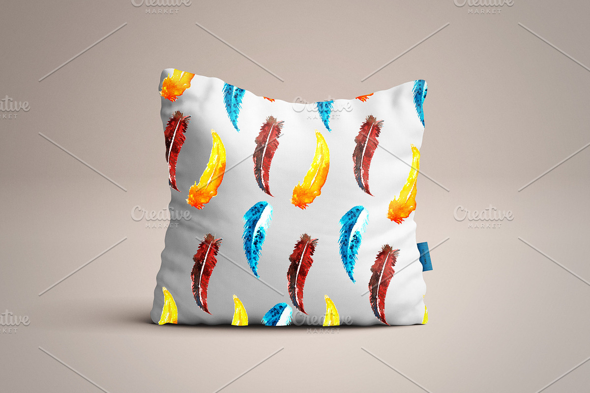Ethnic watercolor set.Bo-Ho., a Decorative Illustration by moto_cat (Photo 4 of 5)