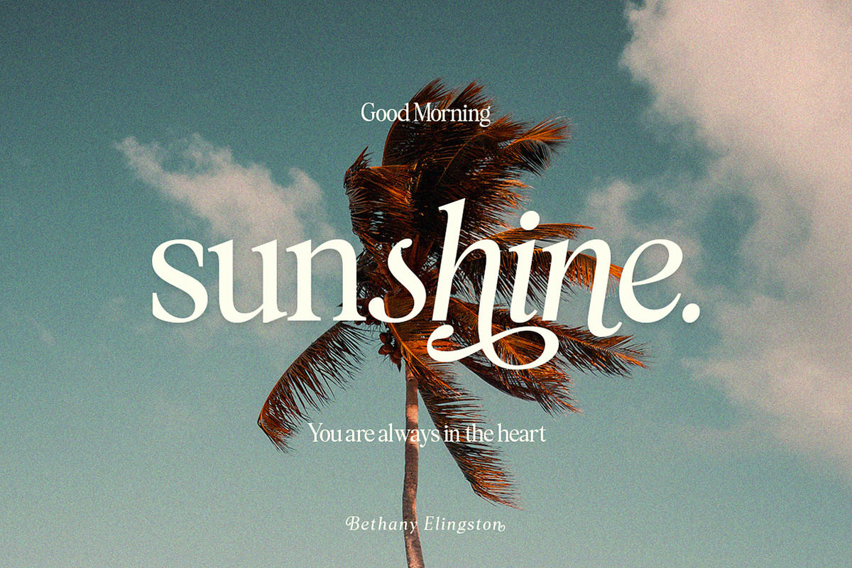 Bethany Elingston, a Serif Font by Attract Studio (Photo 10 of 17)