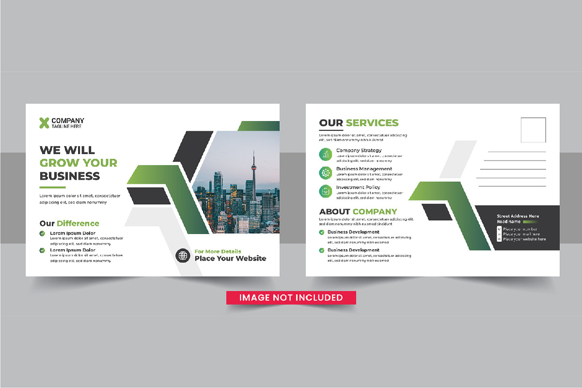 Business postcard design bundle, a Card Template by Pavel_design (Photo 11 of 11)