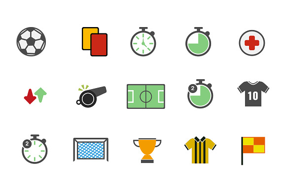 15 Soccer Icons