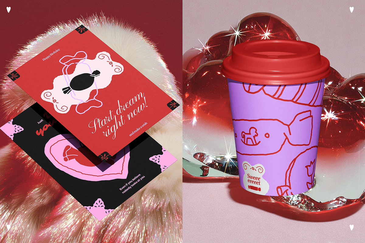 Wrapped candies & Love vector set, an Object Graphic by My.Ordinarty (Photo 9 of 11)