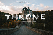 THRONE - SVG and regular OTF font, a Script Font by Anna Zakharchenko (Thumbnail 1 of 10)