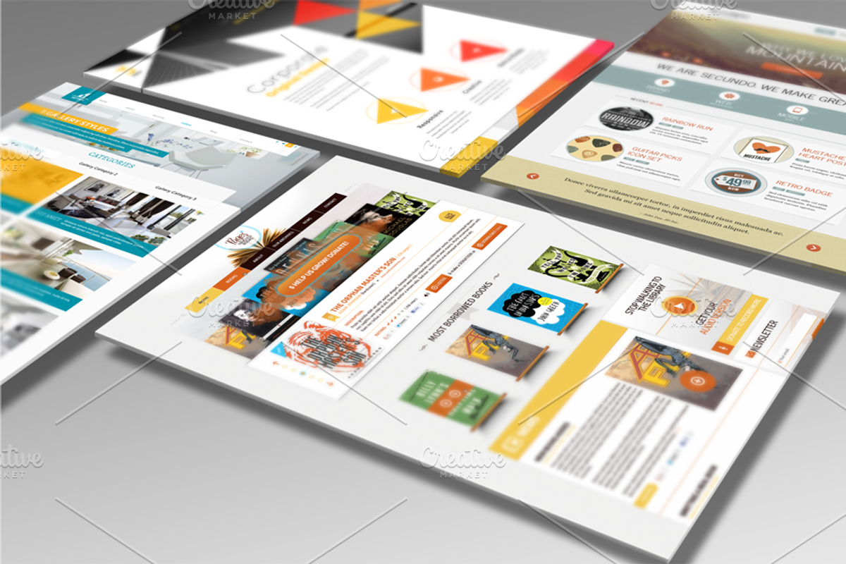 3D Web Presentation Mockup, a Device Mockup by RgraphicsDesign (Photo 1 of 5)