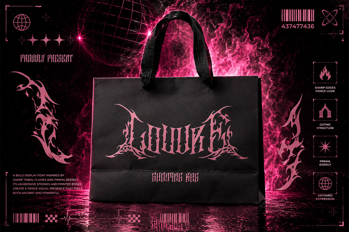 Scarnix - Brutal Heavy Rock Font, a Blackletter Font by Letterara (Photo 5 of 14)