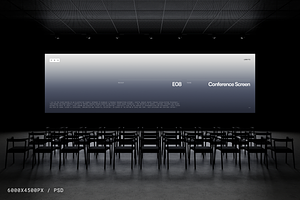 Conference Screen Mockup E08