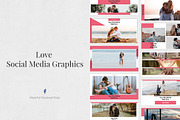 Love Facebook Posts, a Social Media Template by Social Corner Graphics (Thumbnail 1 of 7)