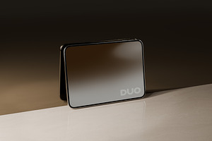 Folded iPhone Duo Mockups, an iPhone Mockup by Design Squad