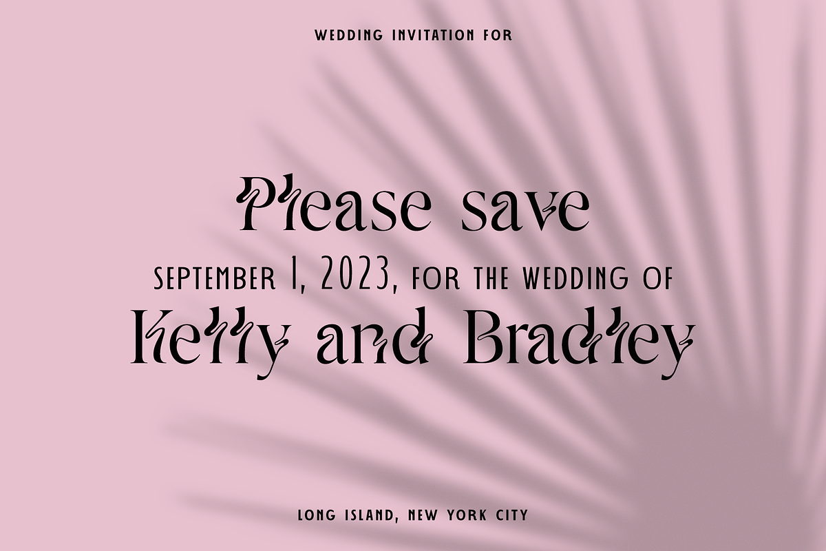 The Wedding Font Duo III, a Serif Font by Headfonts (Photo 4 of 10)