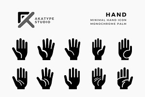 Hand Icon Vector, an Icon by Akatype Studio