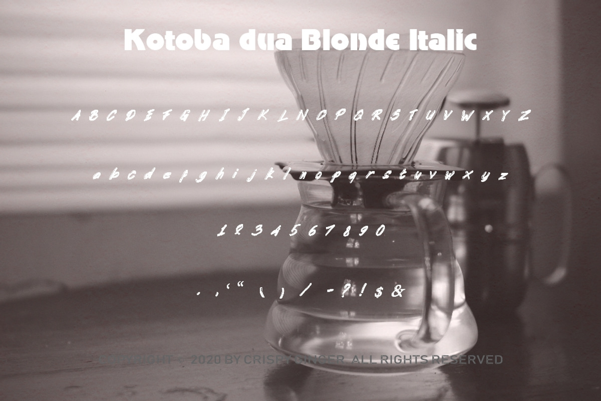 Kotoba Dua - 22 Font styles preview 7