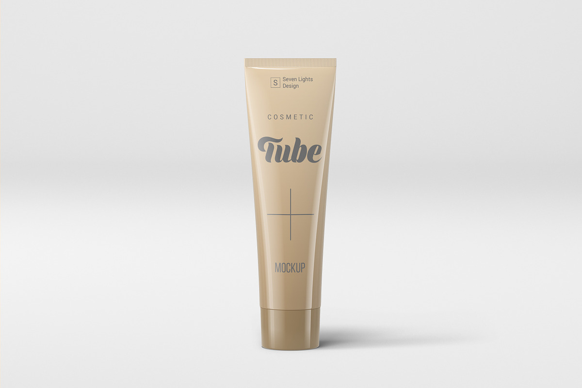 Cosmetic Tube Mockup #1, a Packaging Mockup by Seven Lights (Photo 5 of 9)