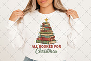 All Booked For Christmas png, an Illustration by Craft Nest (Thumbnail 6 of 6)