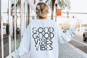 Only Good Vibes Wavy Serif Font