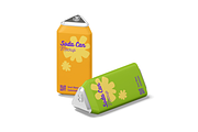 Triangular Beverage Can Mockup, a Cups & Container Mockup by DSNA Mockup (Thumbnail 4 of 5)