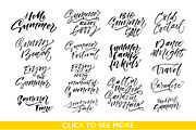 Big Summer Lettering Pack., an Illustration by Asya Mix (Thumbnail 4 of 15)