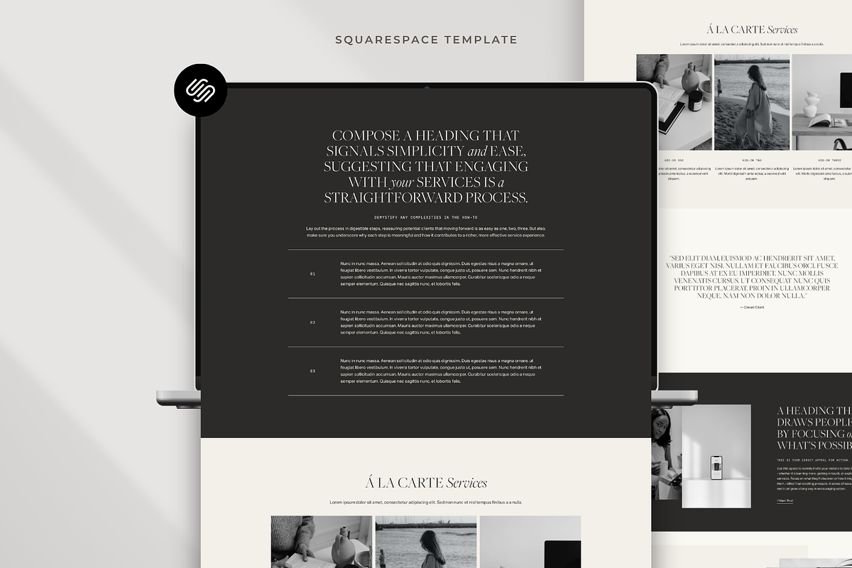 Squarespace Template For Counsellors, a Squarespace Template by Candor Templates (Photo 5 of 19)