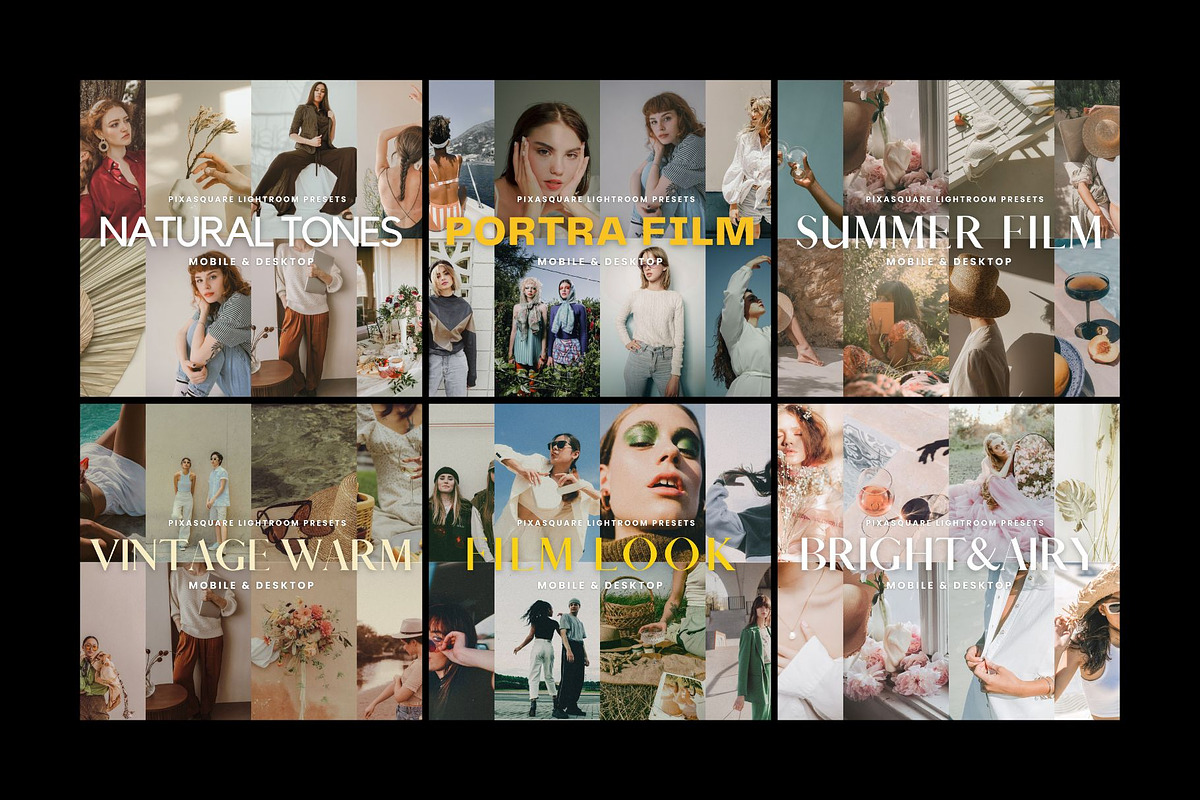 600+ Lightroom Preset Bundle, a Preset Add-On by PixaSquare (Photo 2 of 12)