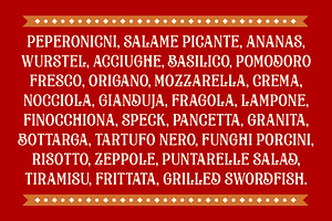 Lucca - A Vintage Italian Font