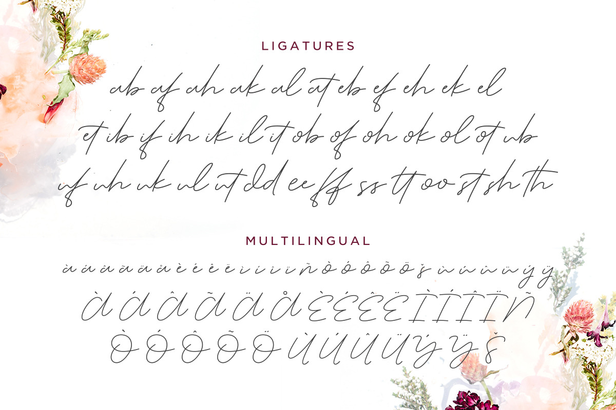 The Serenity - Lovely Script, a Script Font by Dharmas Foundry (Photo 14 of 15)