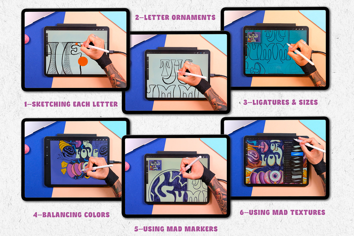 Marker Madness – Procreate Brush Set, a Brush Add-On by Shoutbam (Photo 6 of 15)