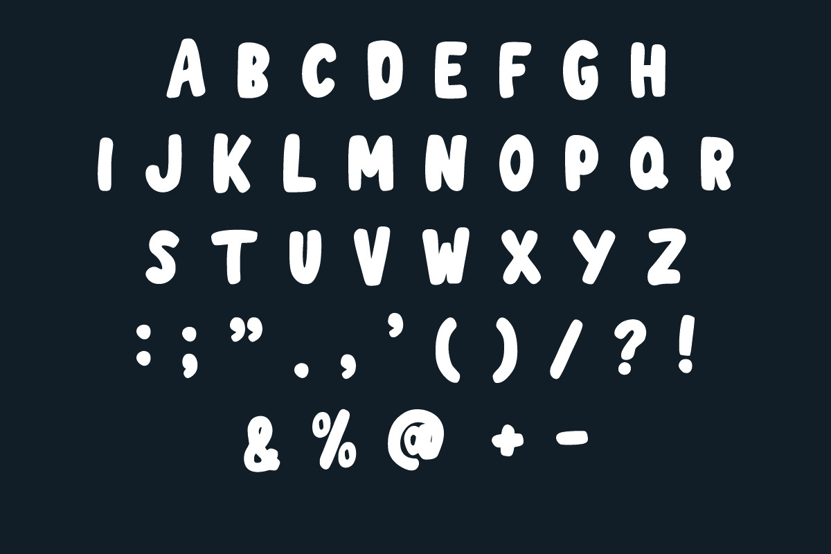 Mini Forest unique font, a Handwritten Font by Fourteen Letter (Photo 5 of 7)