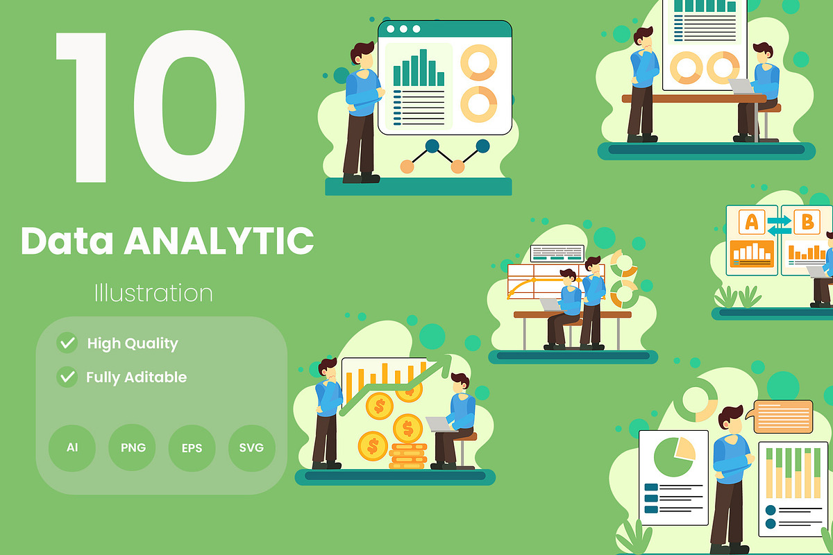 Data Analytic for Business Illustrat, an Illustration by baii09 (Photo 1 of 4)