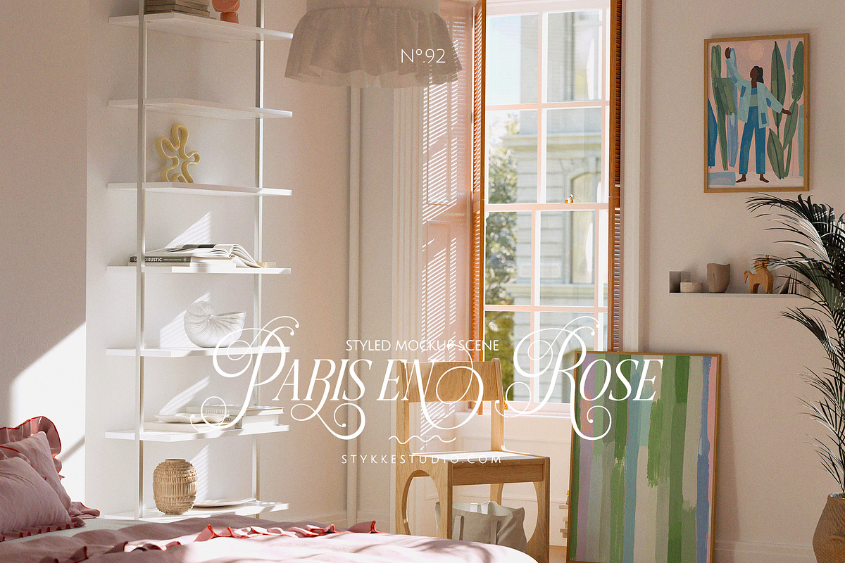 PARIS EN ROSE | frame mockup set, a Household Mockup by Stykke Studio (Photo 1 of 15)