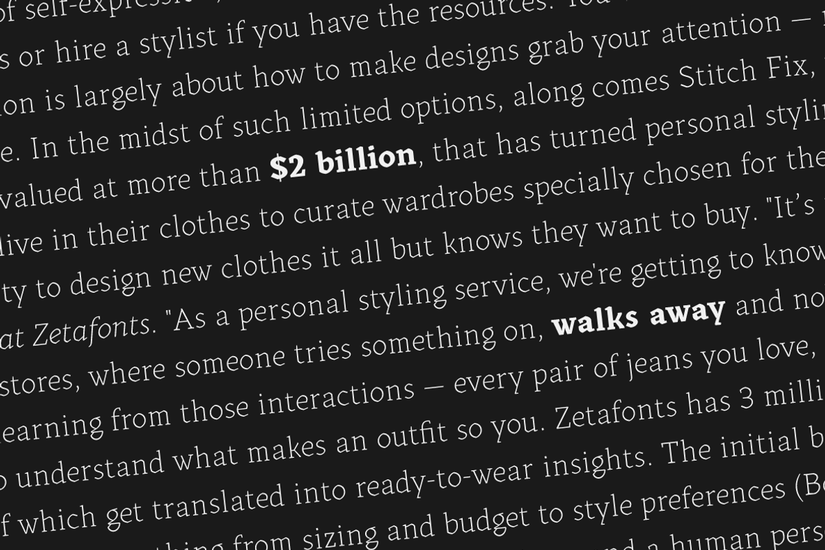 Kitsch - 32 fonts, a Serif Font by Zetafonts (Photo 12 of 13)