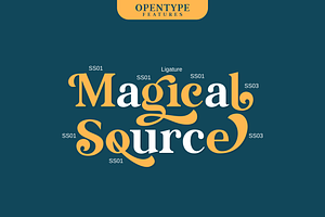 Magical Source - Stylish Font