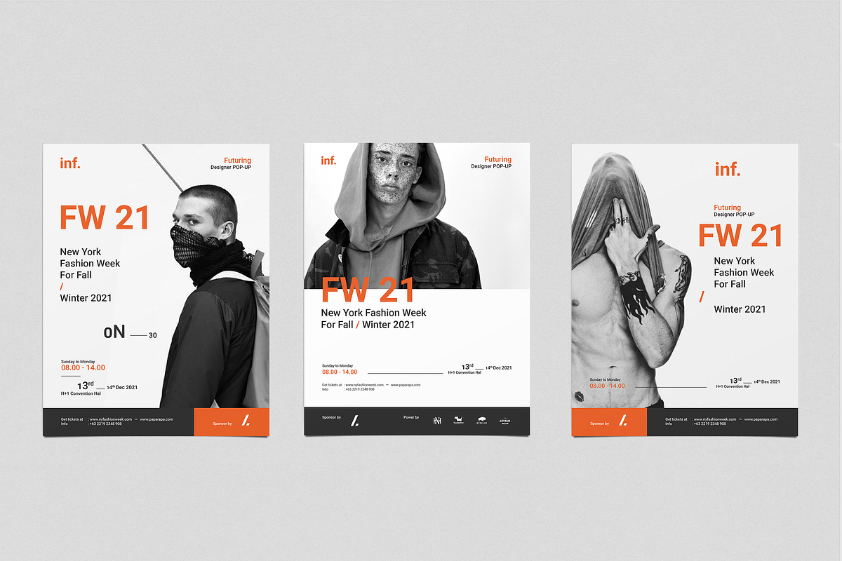 Fashion Week Posters, a Flyer Template by BOXKAYU (Photo 9 of 9)