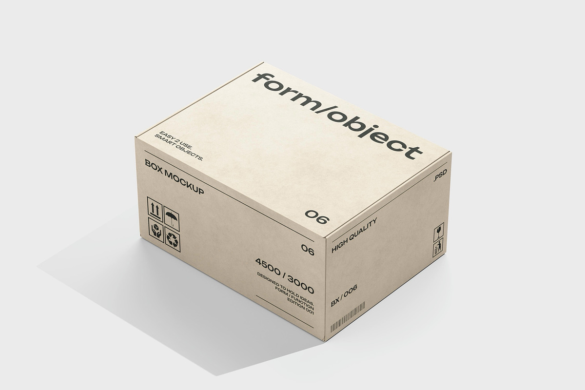 Rectangular Box Mockup, a Packaging Mockup by Design Squad