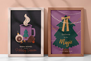 Retro Cheer: 40 Christmas Wall Art, a Seasonal Illustration by IuliiaSavko (Thumbnail 8 of 11)