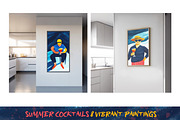 The man is drinking a cocktail., an Illustration by SketchArtStudio (Thumbnail 4 of 4)