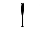 Baseball Bat Silhouette Vector Bundl, an Illustration by Creativeshirt (Thumbnail 46 of 51)