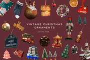 Vintage Christmas Mixed Media Set, an Object Graphic by Laras Wonderland (Thumbnail 2 of 10)