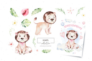 Animals Friendship. Baby Collection