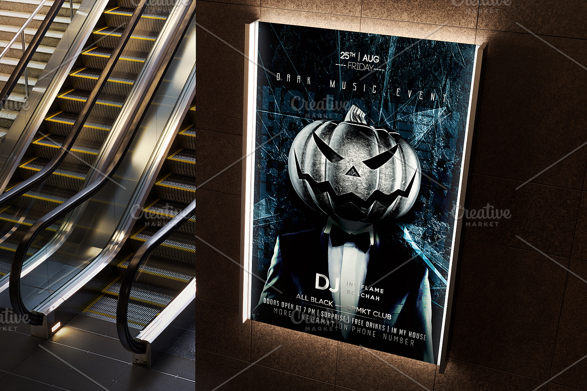 Halloween Template, a Flyer Template by Basez Flyers (Photo 3 of 3)