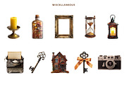 Vintage Autumn Collage Clipart Set, an Object Graphic by NatalieArtShop (Thumbnail 8 of 12)