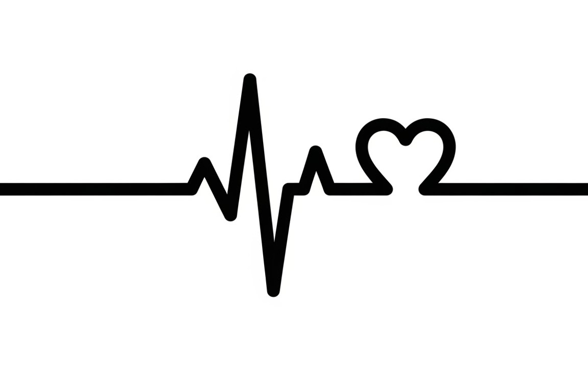 Modern heartbeat symbol icon vector, an Illustration by Amazin_art (Photo 13 of 20)