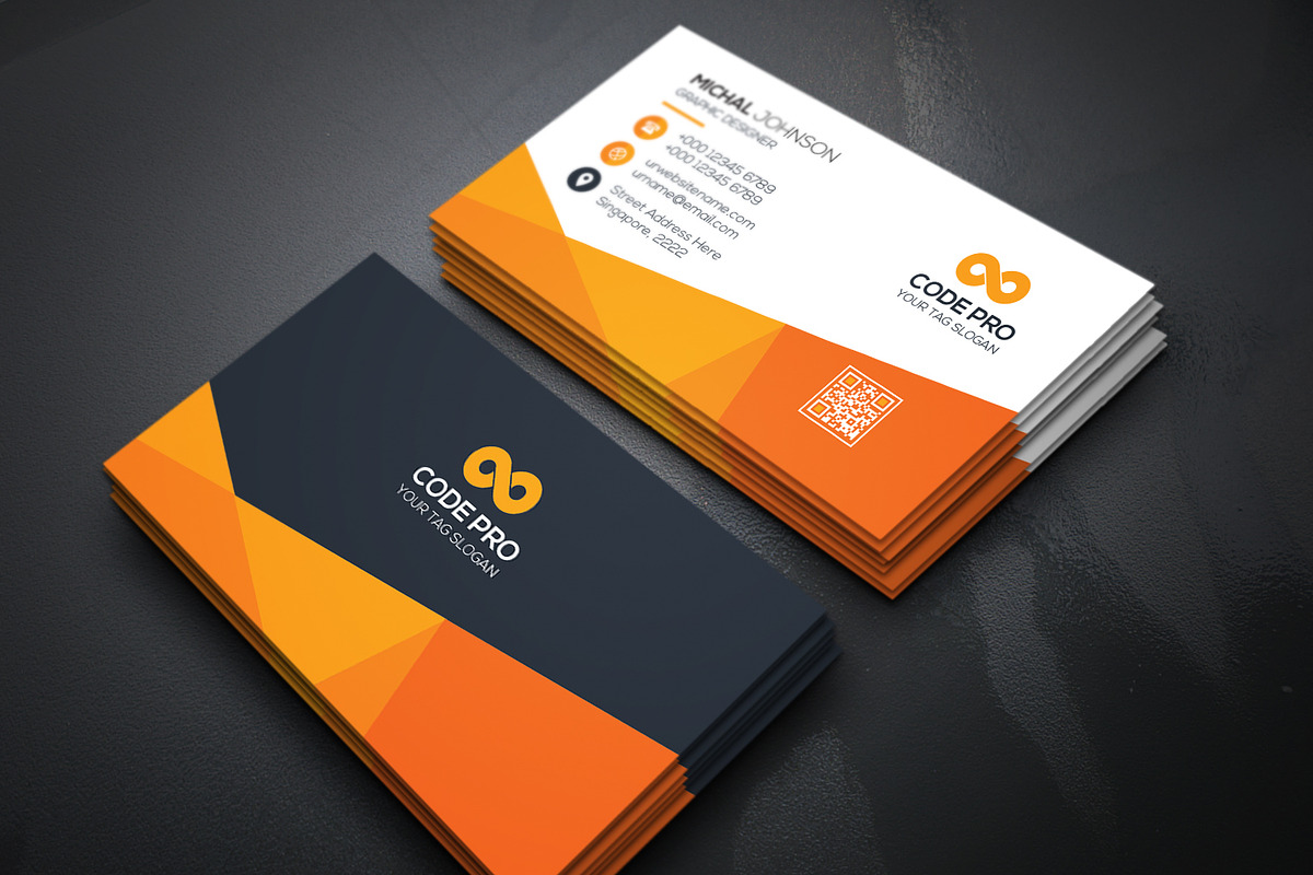 Business Cards 2 in 1, a Business Card Template by Genereux Art (Photo 8 of 8)