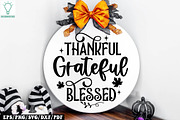 Fall Round Door hanger SVG Bundle, a Graphic by Designer302 (Thumbnail 19 of 23)